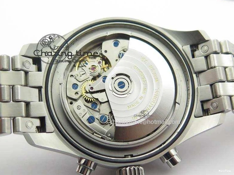 MIROTIME 0519 UrbanChic Pilot Chrono 2016 IW377714 ZF 1:1 Best Edition Blue Dial On SS Bracelet A7750 V 7272